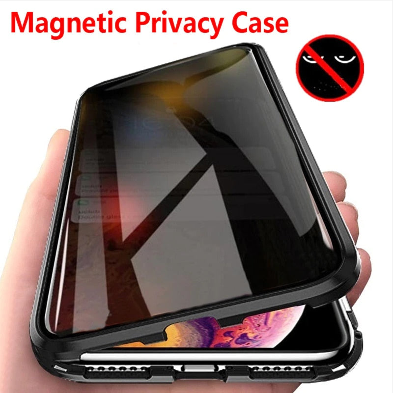 Anti Glare Magnetic Privacy Screen Glass Case